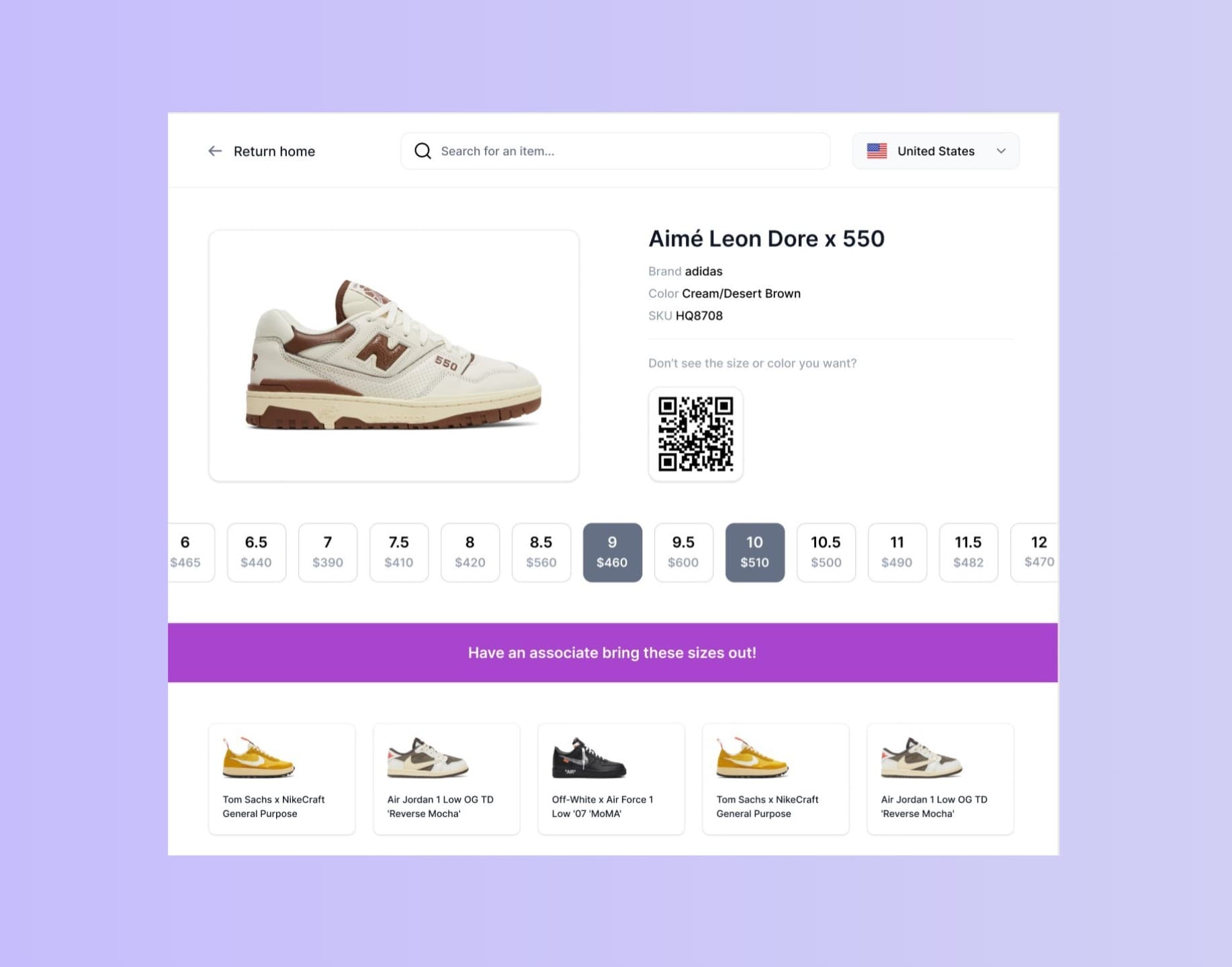 Preview of Consignr in-store kiosk